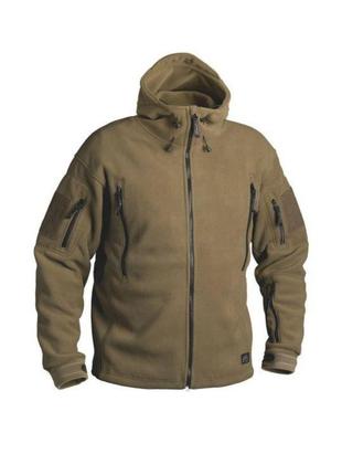 Демісезонна флісова кофта  тепла куртка товстовка фліска helikon-tex patriot jacket - double fleece xs