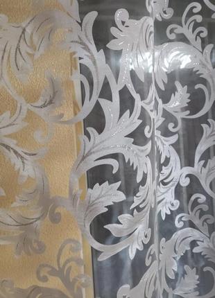 Короткая тюль, тюль на кухню, занавески, готовые тюли.