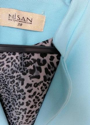 Літній піджак блейзер укорочений рукав виробник туреччина фактурна тканина ніжно-блакитного небесног5 фото