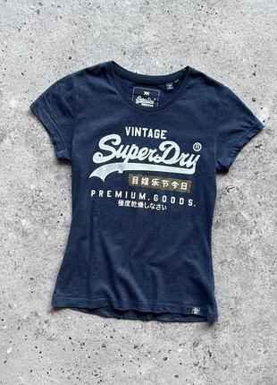 Superdry women’s center logo t-shirt футболка