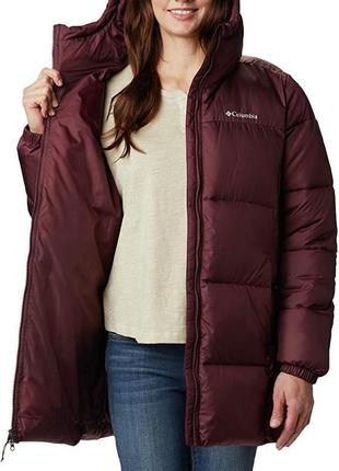 Женская куртка columbia puffect mid hooded jacket2 фото