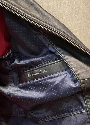 Кожана куртка massimo dutti. 4