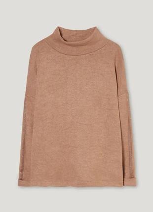 Женский свитер, размер s, цвет светло-коричневый5 фото