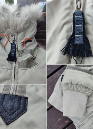 Женский бомбер milestone xena куртка пуховик с капюшоном под parajumpers6 фото