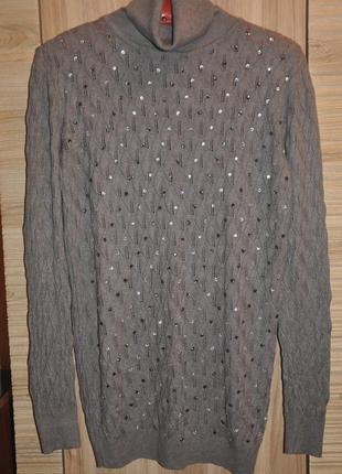 Гольф водолазка со стразами