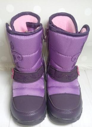 Зимові чобітки для дівчинки2 фото