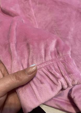 Детячий  велюровый костюм розовый converse 11-12 років10 фото