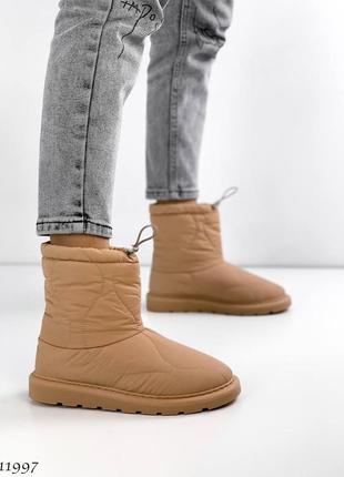 Зимові зима черевики дутики плащівка водонепроникні