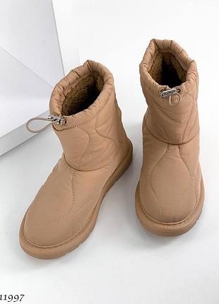 Зимові зима черевики дутики плащівка водонепроникні