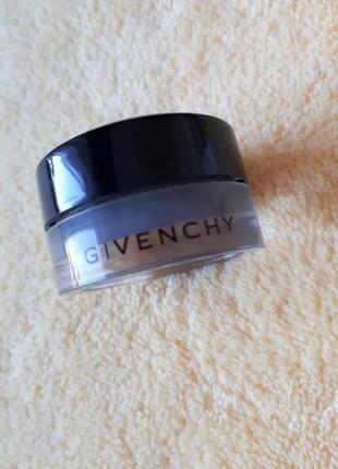 Серые мерцающие темные матовые тени с серебристыми блестками живанши givenchy 7 gris organza7 фото