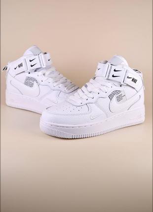 Женские кроссовки nike air force 1 high white