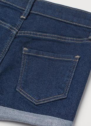 Джинсовые шорты джинсові шорти з темного деніму для дівчинки від h&m9 фото