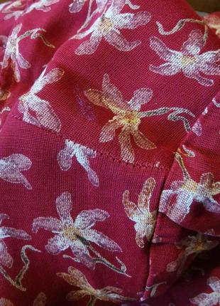 Винтажное платье laura ashley макси длинное из вискозы в цветочный принт8 фото