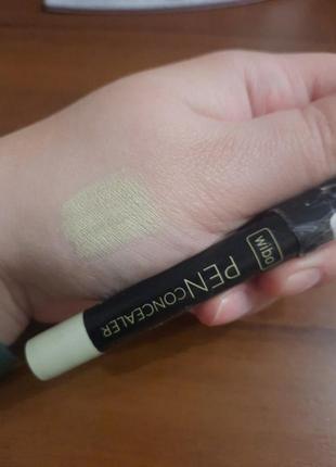 Консилер зеленый wibo pen concealer