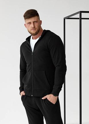Мужской спортивный костюм. кофта на молнии и штаны4 фото