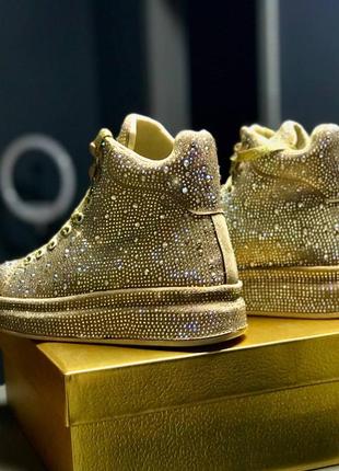 Нереальные ботиночки,высокие кеды,в камнях сваровски, турция 🇹🇷.