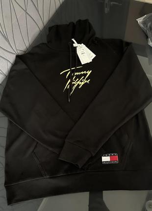 Худи tommy hilfiger, чёрное худи tommy jeans5 фото