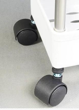 Складана полиця для кухні та ванної на коліщатках3 фото