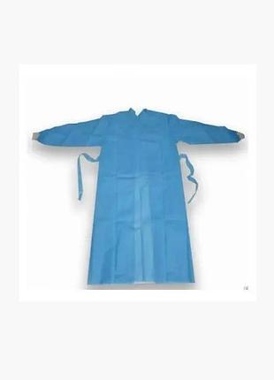 Халат хирургический vg care р.54-56 (xl) спанбонд (30 г/м2) 130см на завязках стер. 1шт.