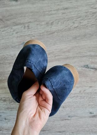 Туфлі броги шкіряні жіночі minelli замшеві3 фото