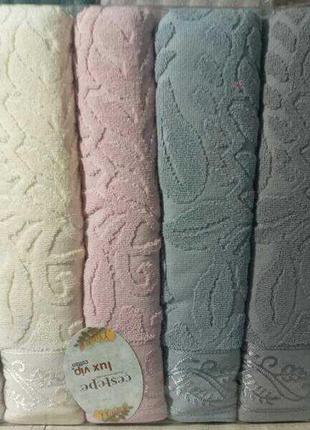 Турецкое махровое полотенце cestepe lux vip cotton.3 фото