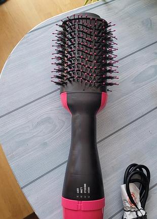Фен щетка для волос утюжок выпрямитель плойка кудри one step hair dryer and styler 3 в 1 pr4