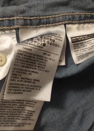 Сорочка рубашка levis джинсова жіноча5 фото