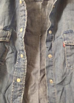 Сорочка рубашка levis джинсова жіноча4 фото