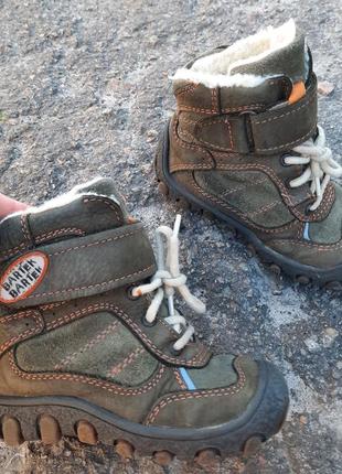 Зимние теплые натуральные ботинки сапоги bartek 242 фото