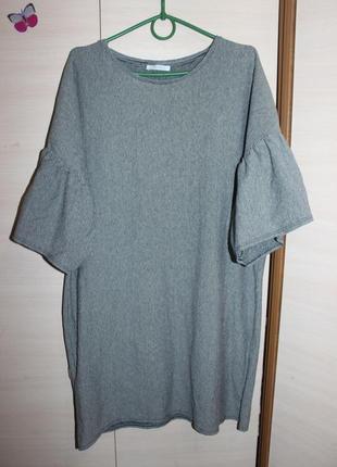 Стильне платья в полоску zara