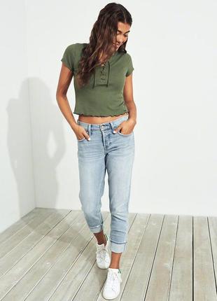 Hollister оригинал стрейчевые джинсы boyfriend jeans холлистер w26 бойфренд бойфренды3 фото