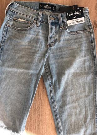 Hollister оригинал стрейчевые джинсы boyfriend jeans холлистер w26 бойфренд бойфренды5 фото