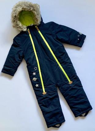 Зимний теплый термокомбинезон для мальчика topolino р-р 86 и 92 тополино