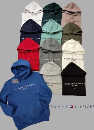 Батник трикотаж с флисом tommy hilfiger турция 🇹🇷1 фото