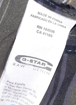 Рубашка в клетку g-star raw denim6 фото