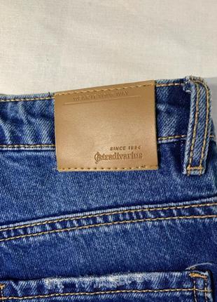 Шикарні джинсові шорти на шнуровці stradivarius7 фото