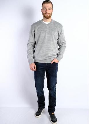 Свитер мужской 85f503 батал, джемпер, пуловер, кофта4 фото