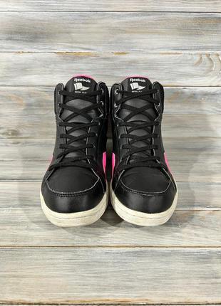 Reebok royal prime mid black оригінальні кеди3 фото