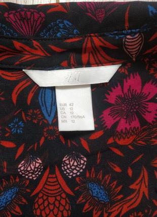Блуза з квітковим принтом h&m4 фото