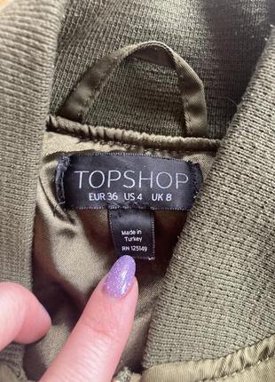 Куртка жіноча topshop s хакі5 фото