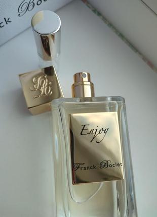 Розпив новинка! нішеві парфуми 3мл enjoy frank boclet2 фото