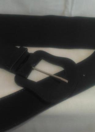 Ошатний дуже красивий чорний ремінь гумка(реальний торг доречний )