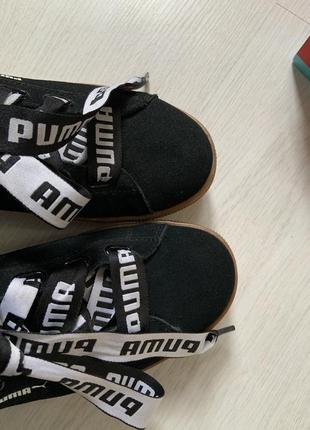 Кроссовки puma suede platform2 фото