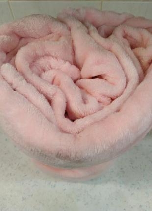 Новий плед рожевий, 150×200 см5 фото