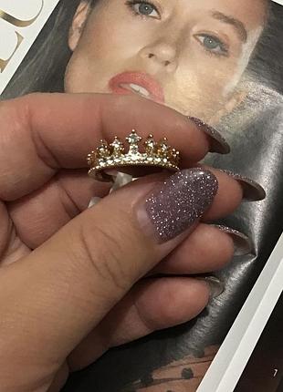 Стильна каблучка корона