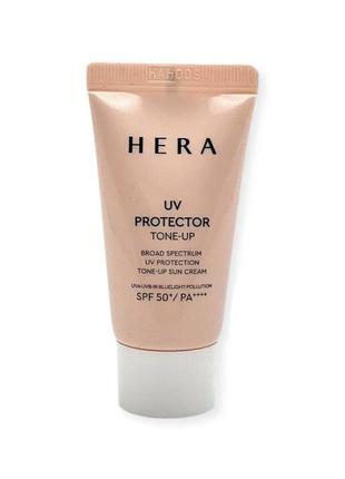 Сонцезахисний тонуючий крем hera uv protector tone up spf50+/pa++++