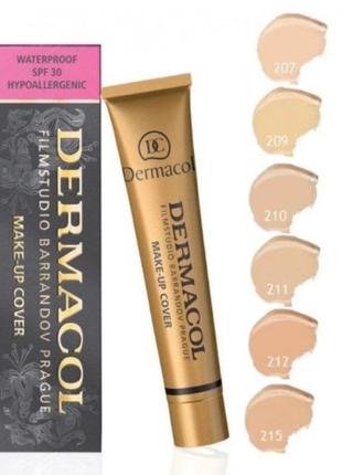 Тональный крем dermacol make-up cover spf 30 просрочен