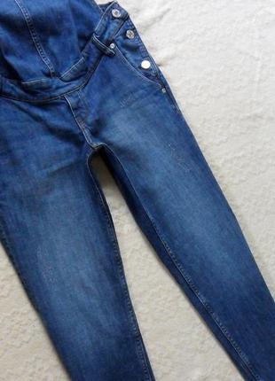 Стильный джинсовый бойфренд комбинезон для беременных h&m,  36 размер.3 фото