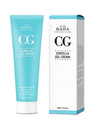 Відновлюючий гель-крем із центелою cg centella gel cream cos de baha, 45 мл