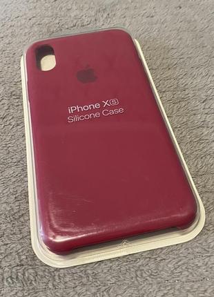 Чохол silicon case на iphone xs1 фото